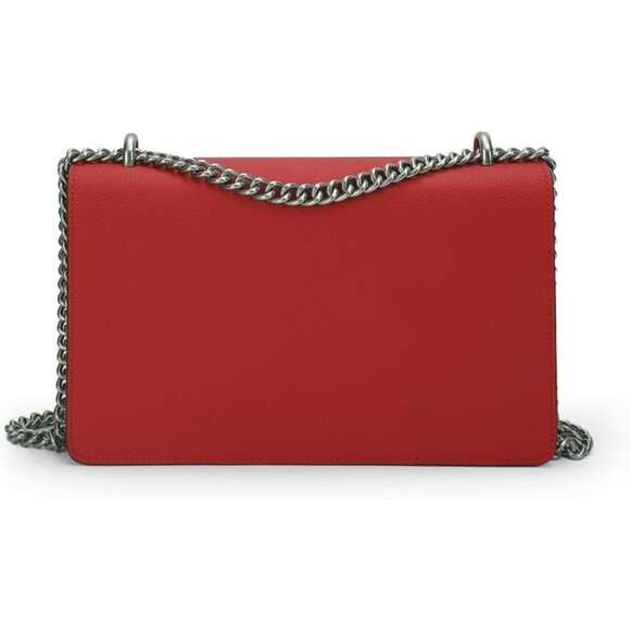 Fashion-Forward Red Leather Bag: Spacious Shoulder Tote for Everyday Use - Picture 8 of 9